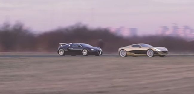 Rimac Concept One proti Bugatti Veyronu
