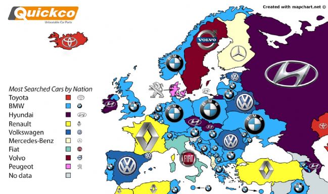 Toyota najbolj guglana znamka v 74 državah sveta Toyota najbolj guglana znamka v 74 državah sveta