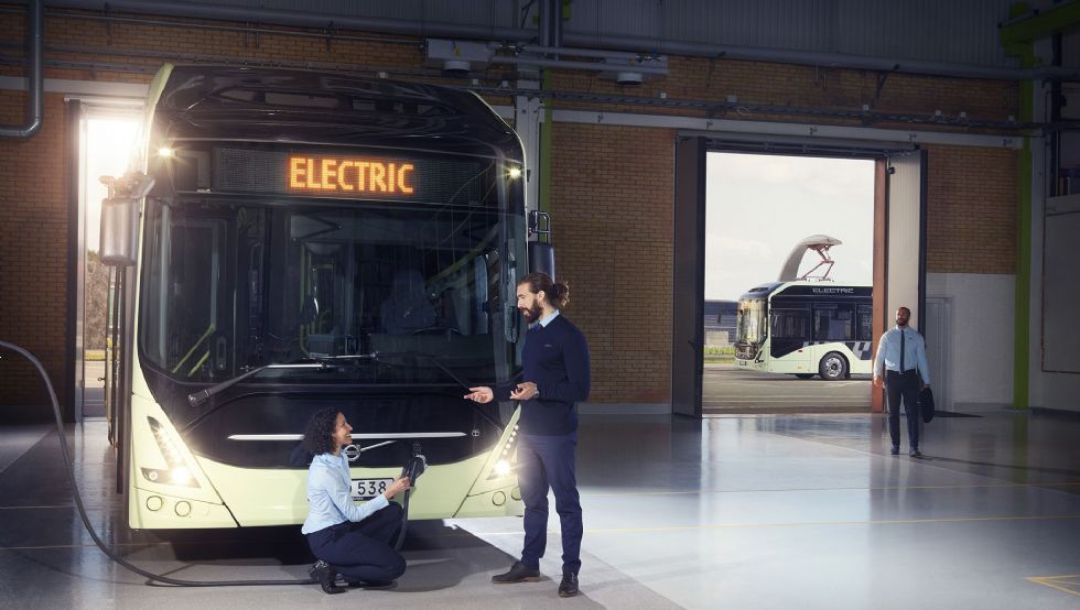 Volvo z novim električnim avtobusom