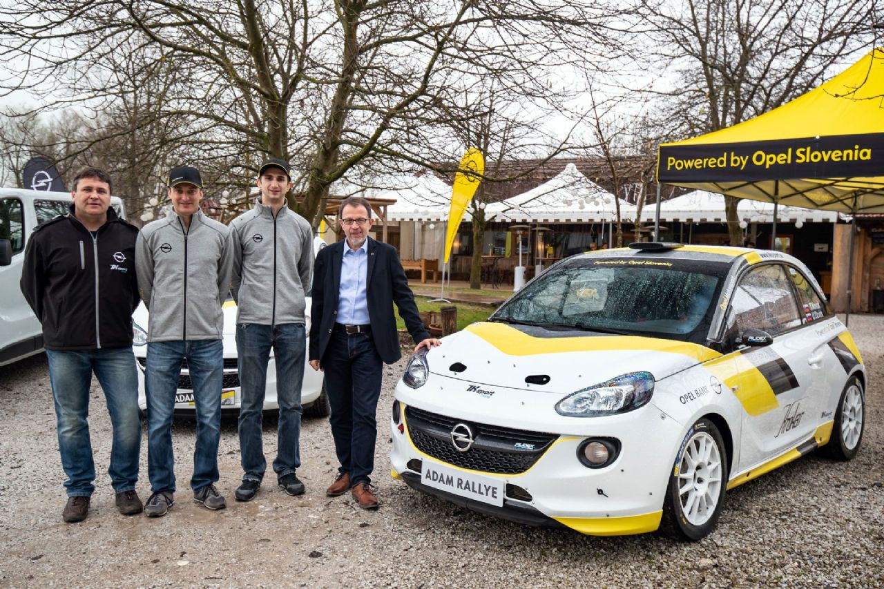 S podporo Opla na slovenske rallyje