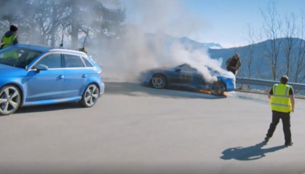 Kako je med snemanjem zagorel Alpine A110