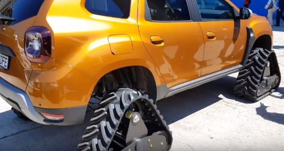Duster na gosenicah 