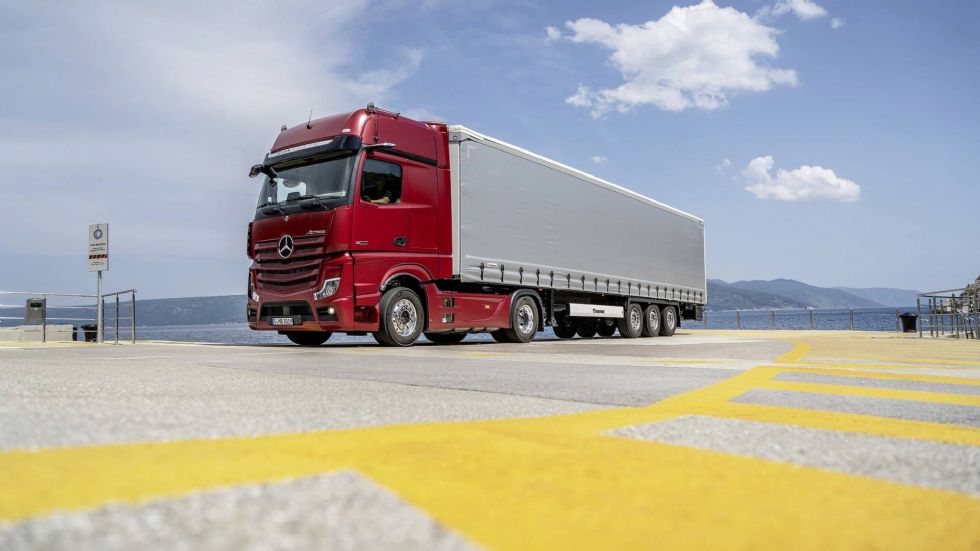 Novi Actros brez vzvratnih ogledal