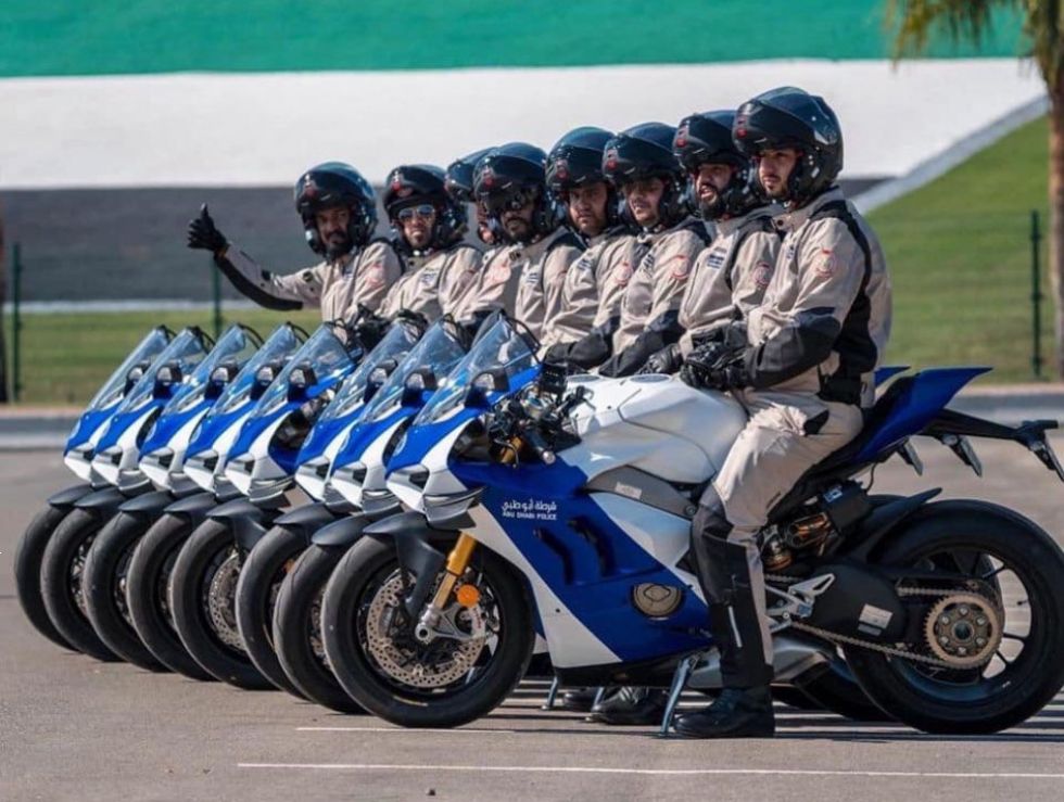 Ducati Panigale V4 za policiste v Abu Dabiju