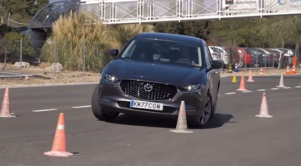 Losov preskus za Mazdo CX-30
