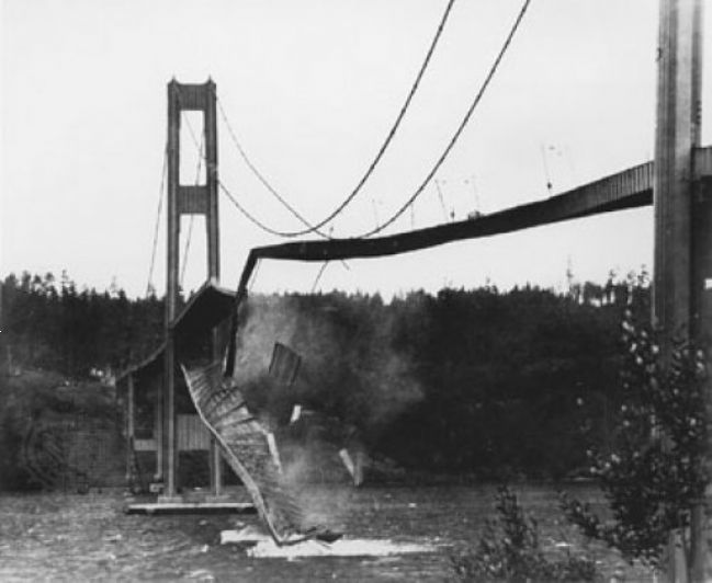 Porušenje mostu Tacoma Narrows Porušenje mostu Tacoma Narrows