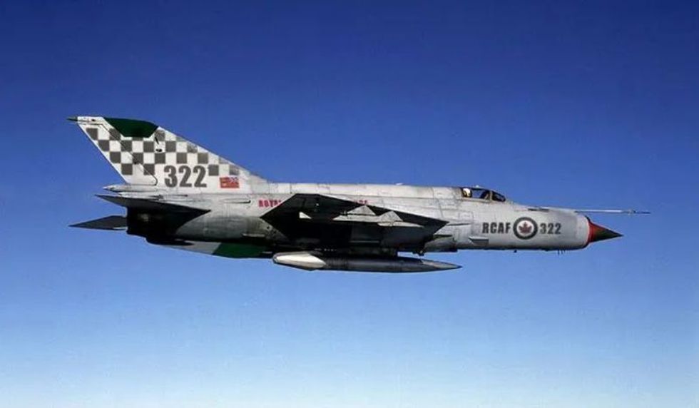 Rdeči kanadski MiG-21 je jezil Američane