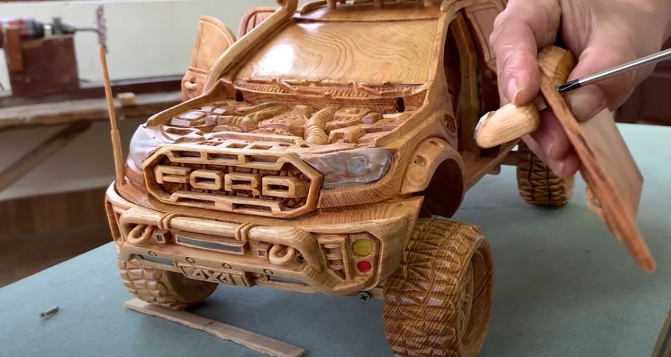 Kako je nastajal leseni Ford Ranger Raptor