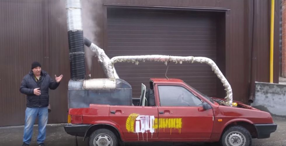 Lada s pogonom na paro