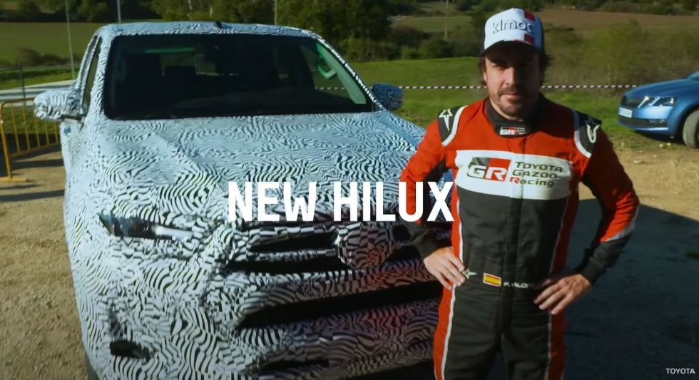 Alonso za volanom novega Hiluxa