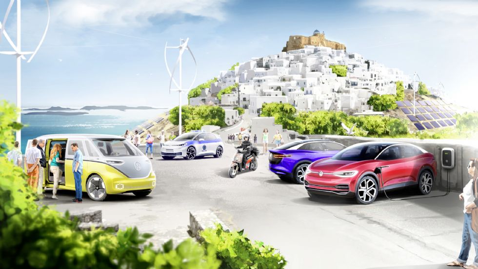 Tisoč električarjev za grški otoček