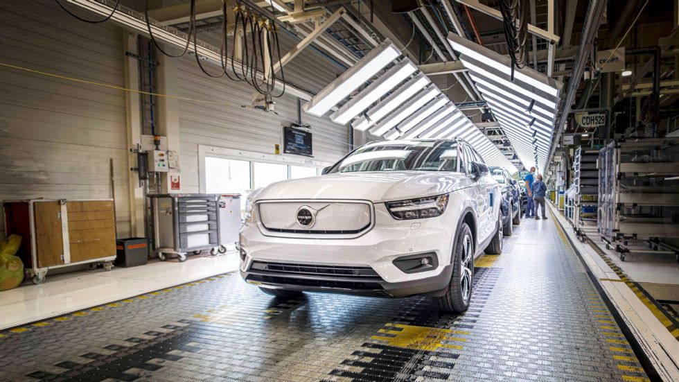 Začetek proizvodnje XC40 Recharge P8 AWD