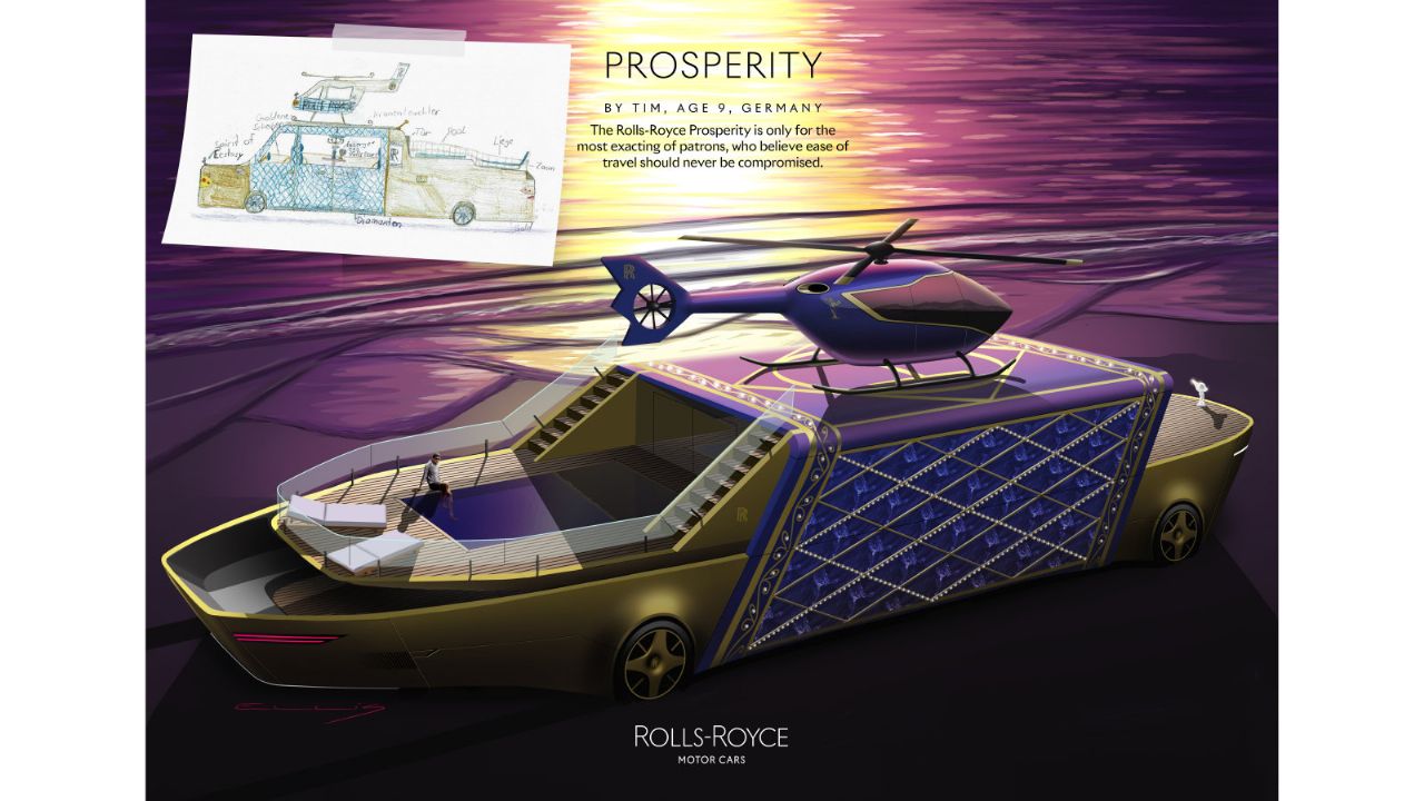 Rolls-Royce prihodnosti skozi otroške oči
