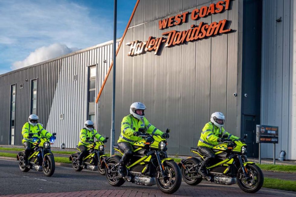 Električni Harley-Davidson za škotske policiste
