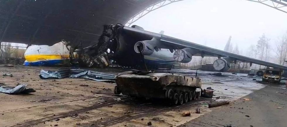 AN-225 je res popolnoma uničen