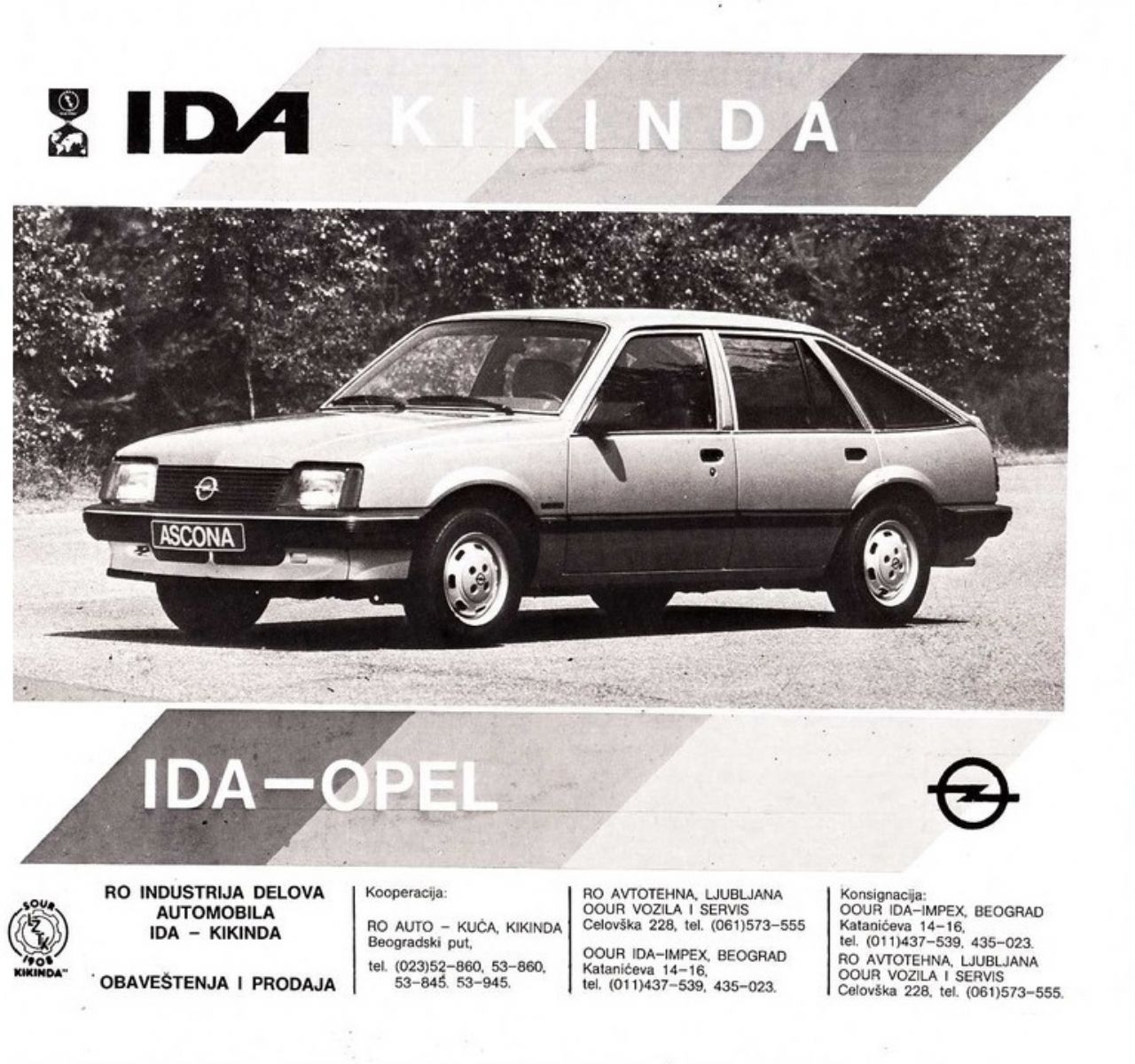 Po Opel v Kikindo