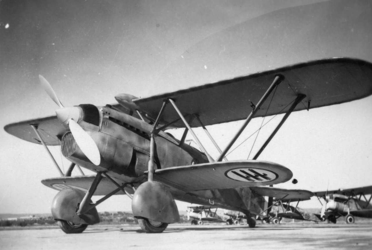 Fiat CR.32 je bil eden od najboljših dvokrilnih lovcev svojega časa.
