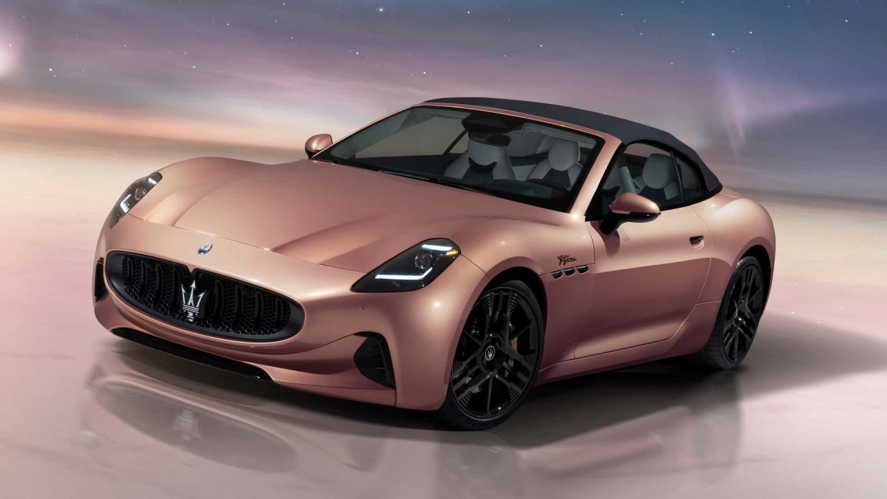 Električni Maserati za veter v laseh Električni Maserati za veter v laseh