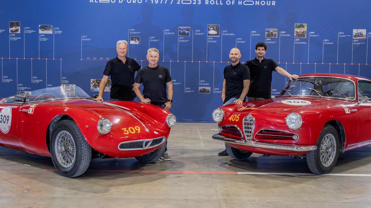 Na letošnji 1000 Miglia dve starodobni Alfi