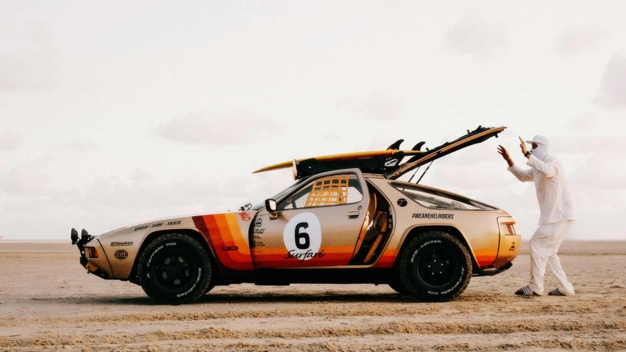 Porsche 928 kot buggy za na plažo