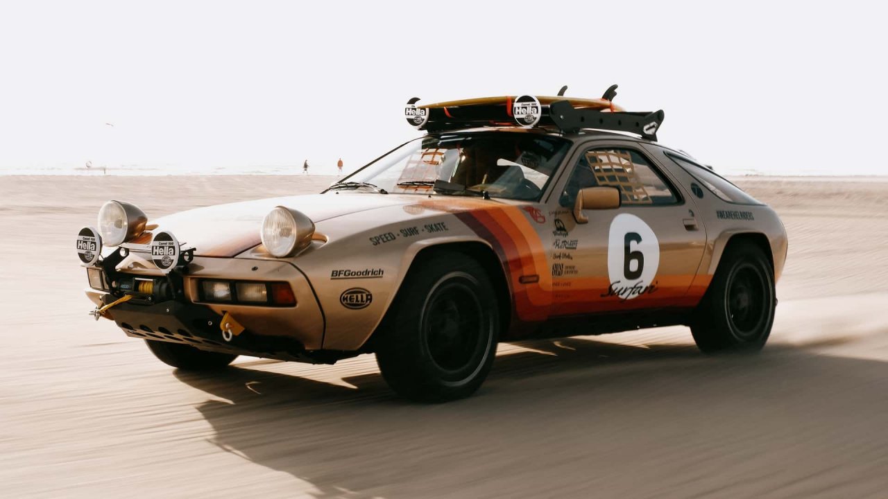 Porsche 928 kot buggy za na plažo