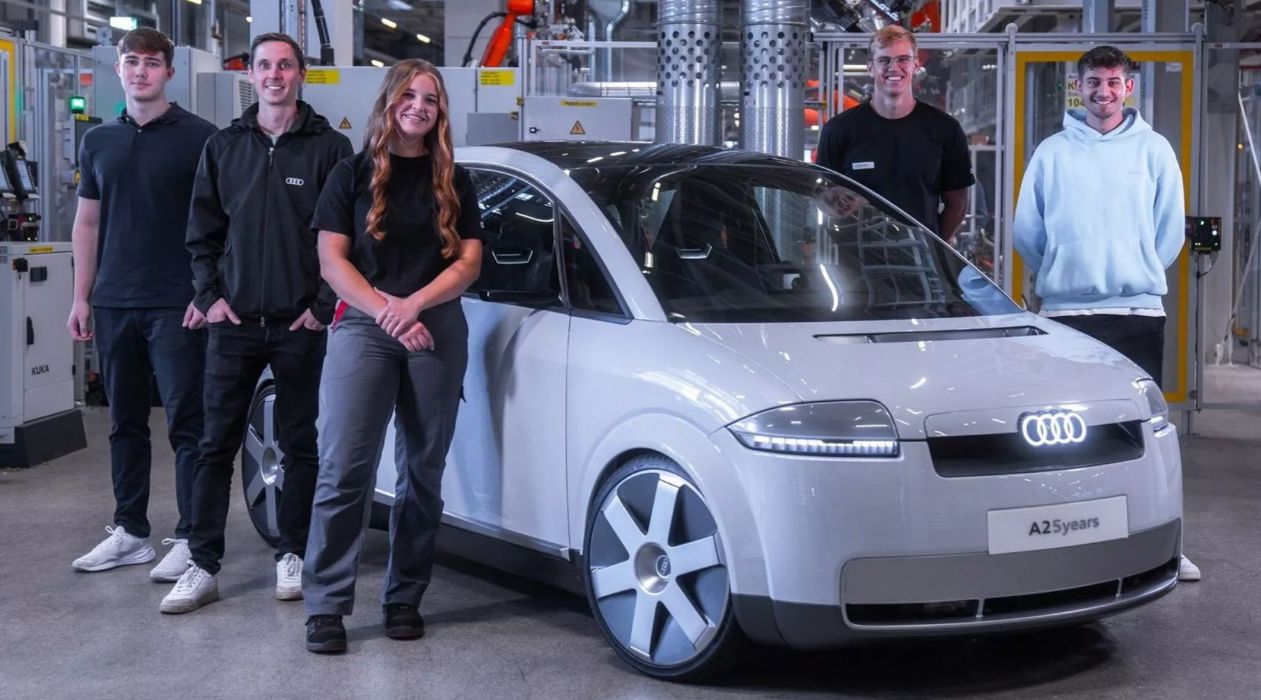 To je novodobni elektrognani Audi A2 To je novodobni elektrognani Audi A2