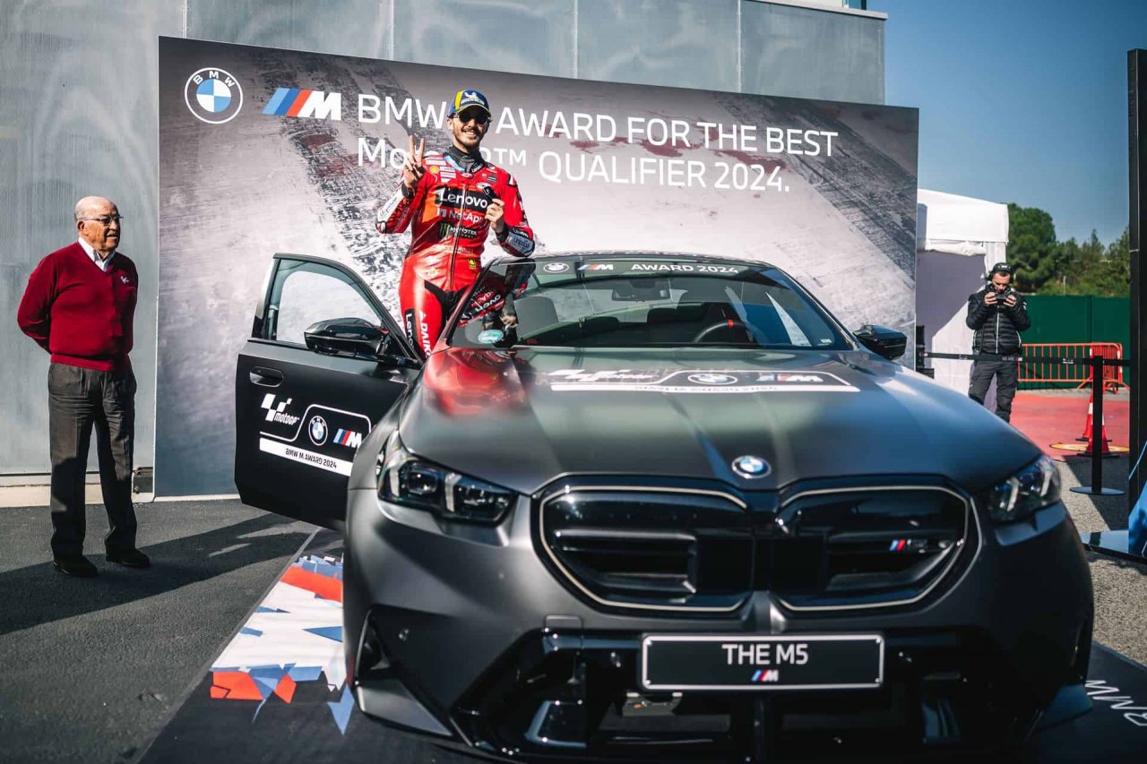 Bagnaia se bo vozil z BMW-jem M5