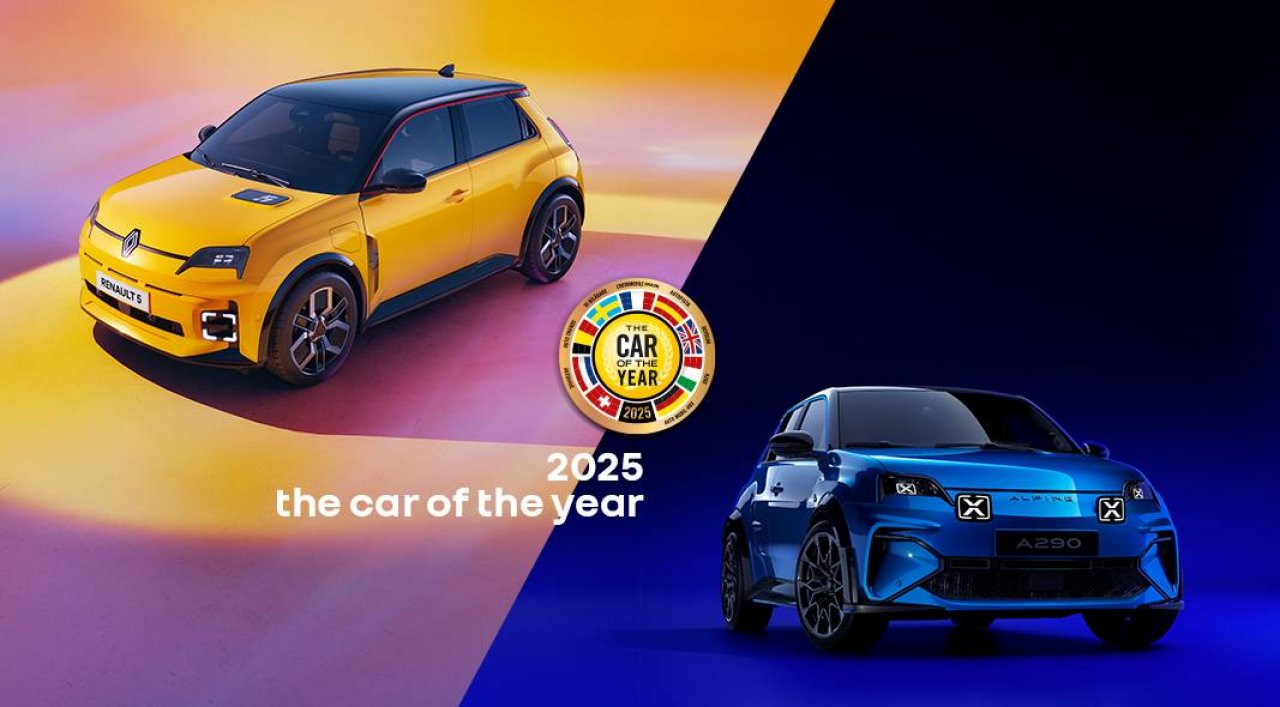 Renault 5 in Alpine A290 izbrana za Evropski avto leta 2025