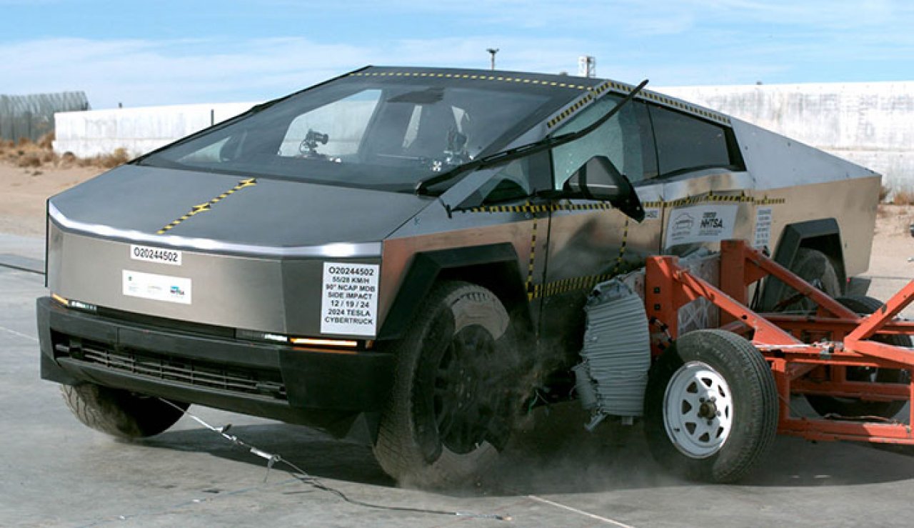 Tesla Cybertruck z odliko na ameriških testih Tesla Cybertruck z odliko na ameriških testih