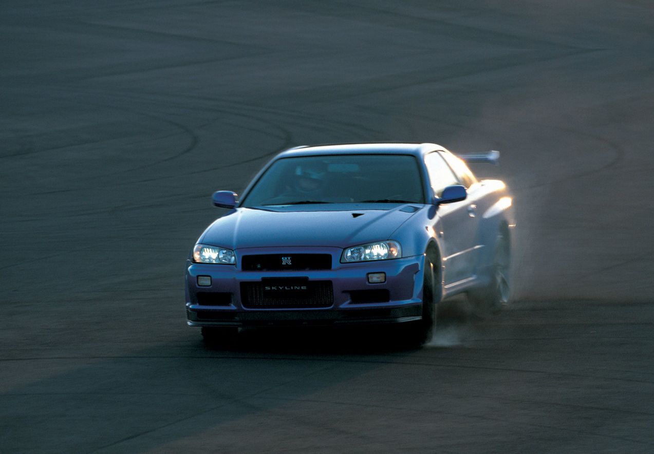 R34 kot osma generacija GT-R do 2003. GT-R je bil in je seveda še ena največjih zvezd drifta.