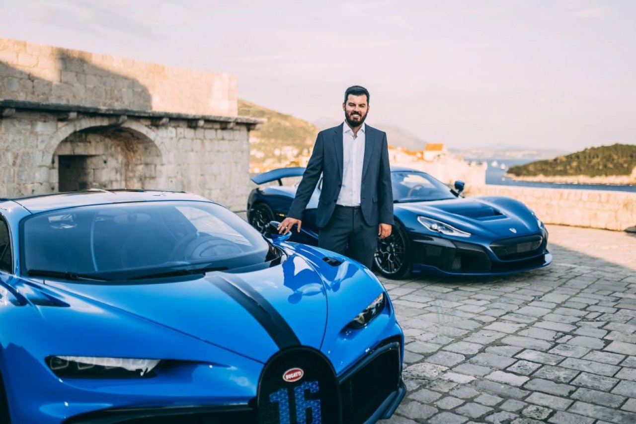 Mate Rimac želi lastniško prevzeti Bugatti Mate Rimac želi lastniško prevzeti Bugatti