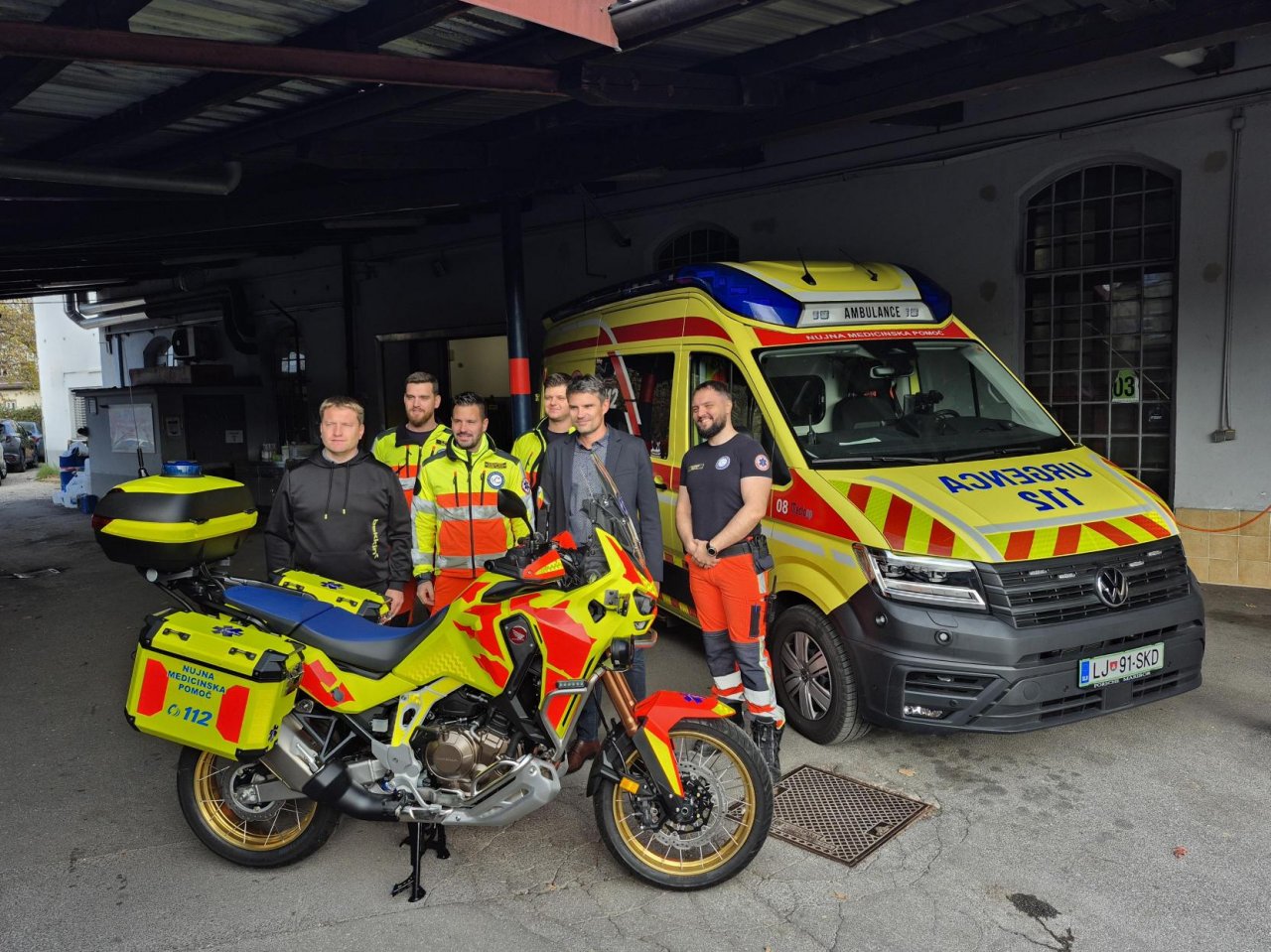 Nova Honda Africa Twin za ljubljanske reševalce