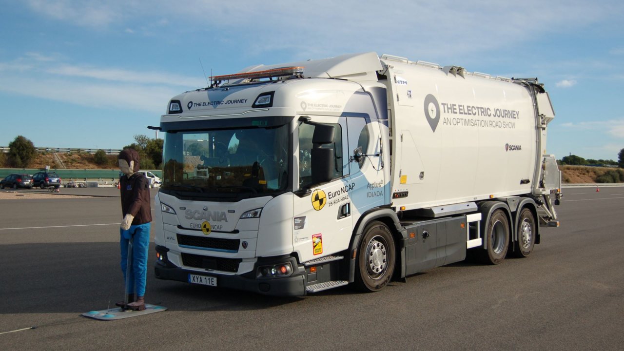 Najboljša je električna smetarska Scania
