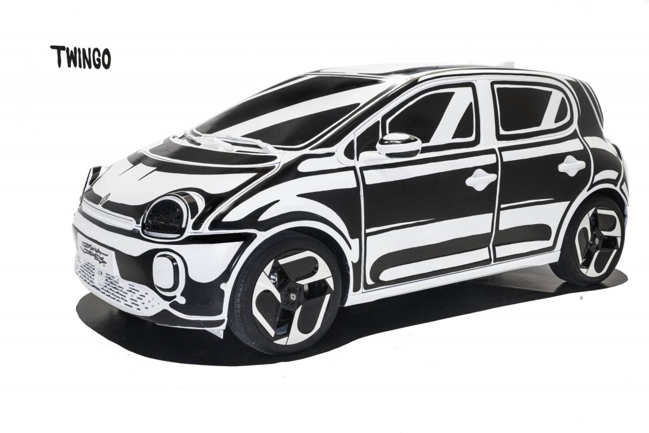 Stripovski Twingo je popolnoma resničen