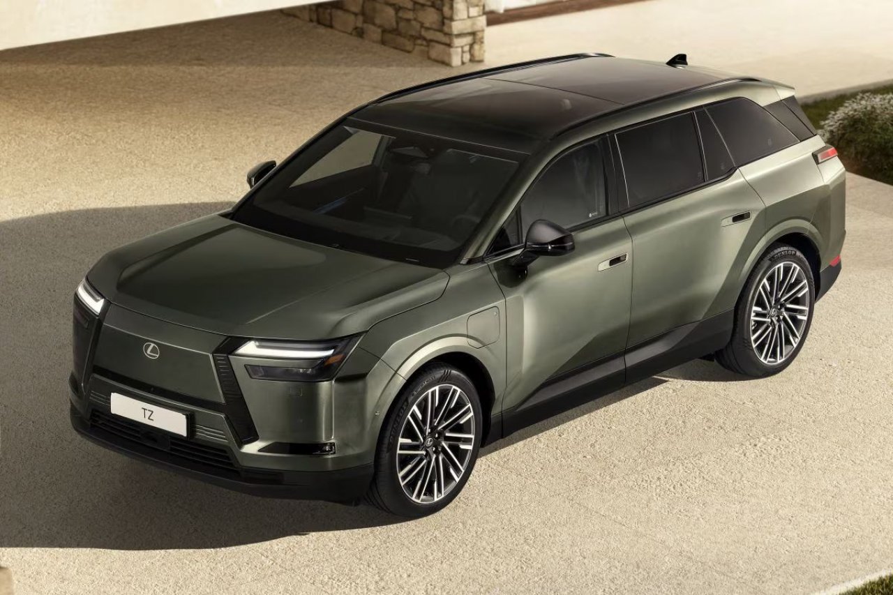 Električni Lexusov orjaški SUV za šest potnikov
