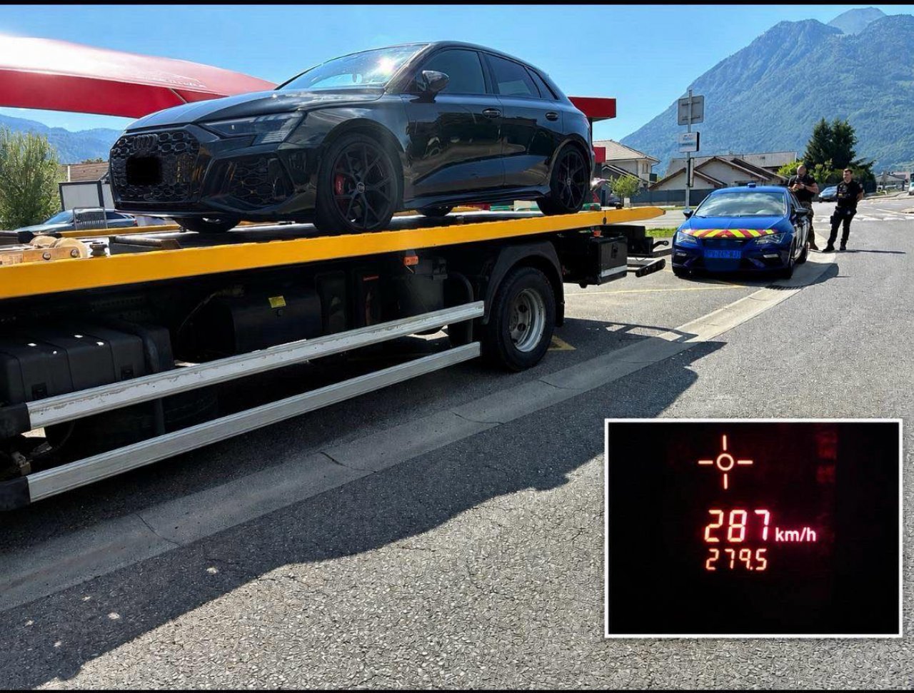 Ujet pri 287 km/h, grozi mu tudi trajni odvzem avtomobila